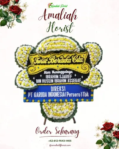 Papan Bunga Duka di Setiaratu
