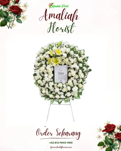 Krans Bunga Duka Cita di Setiaratu